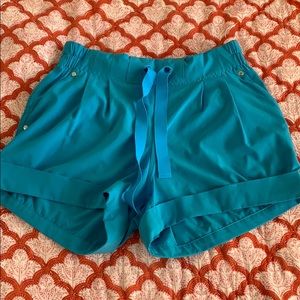 lululemon blue shorts